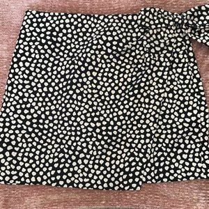 J.Crew Pebble Print Jacquard Bow Skirt Size 16